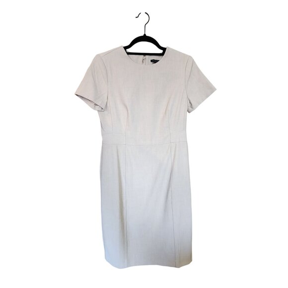 Ann Taylor Cream Midi Dress - Picture 1 of 3